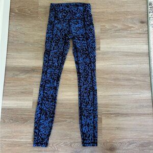 Lululemon Blue Patterned Leggings